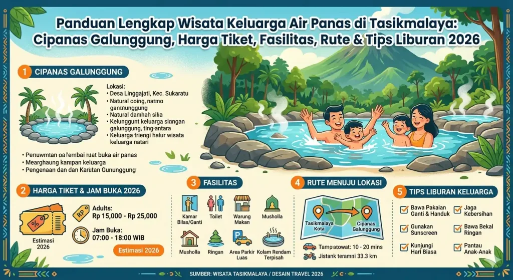 Wisata Keluarga Air Panas di Tasikmalaya